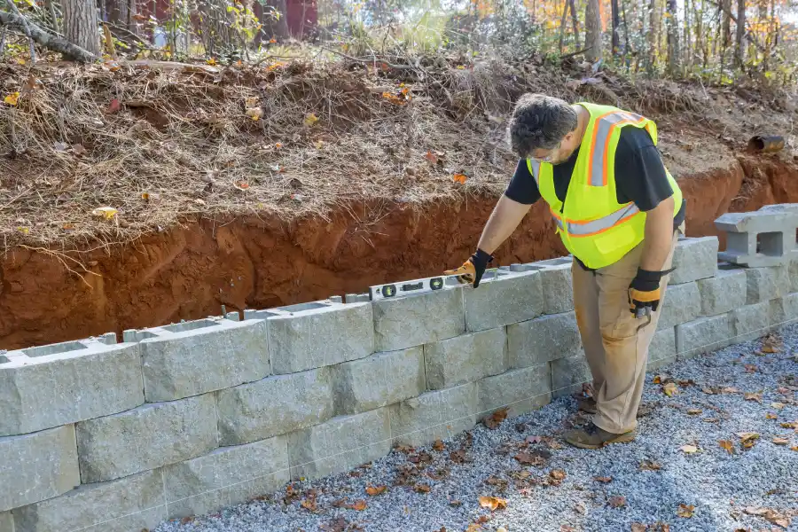 Retaining Wall Installation